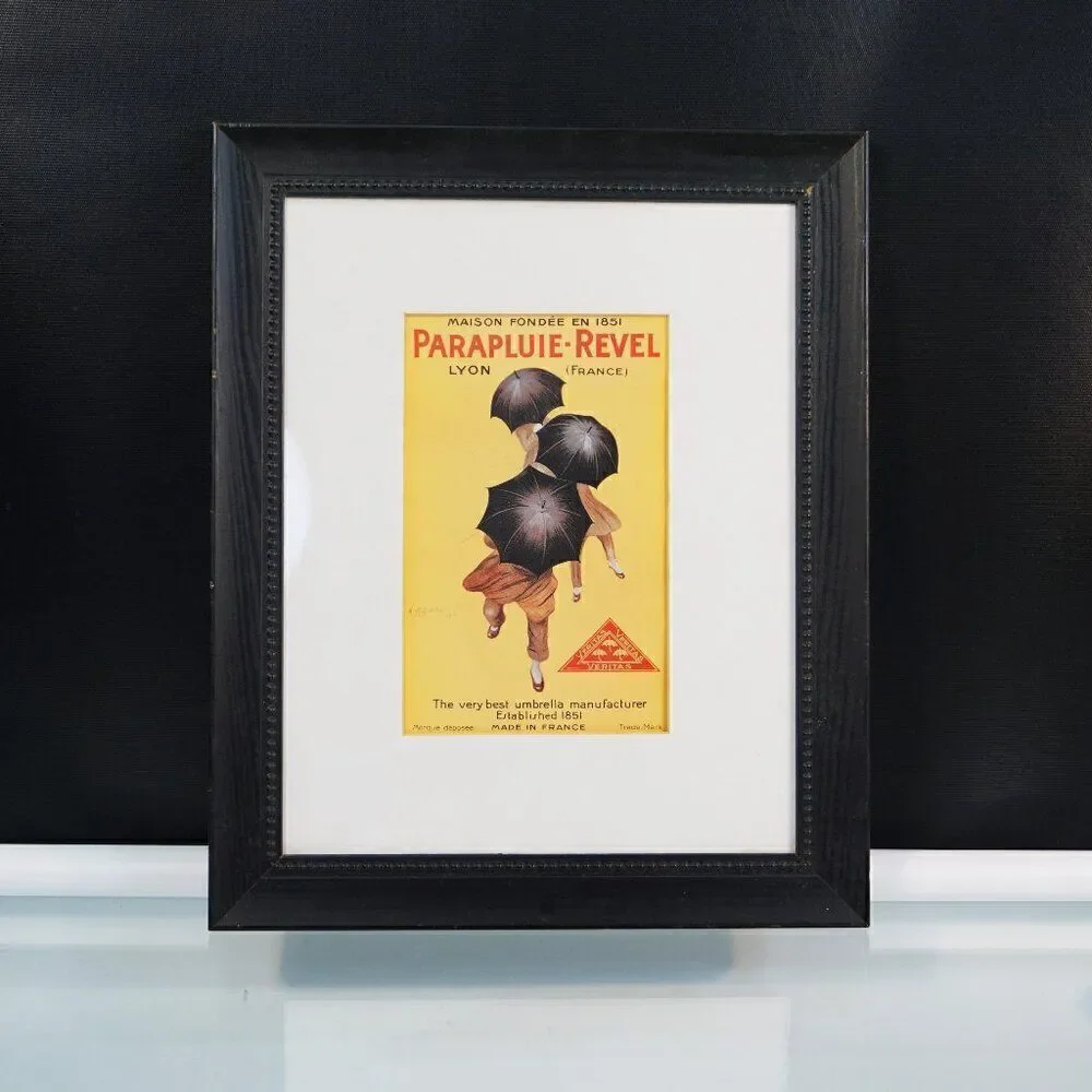 Vintage Print Picture Umbrella Ad Leonetto Cappiello Parapluie Revel Parasolier